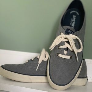 Women’s Gray Sperry Topsider